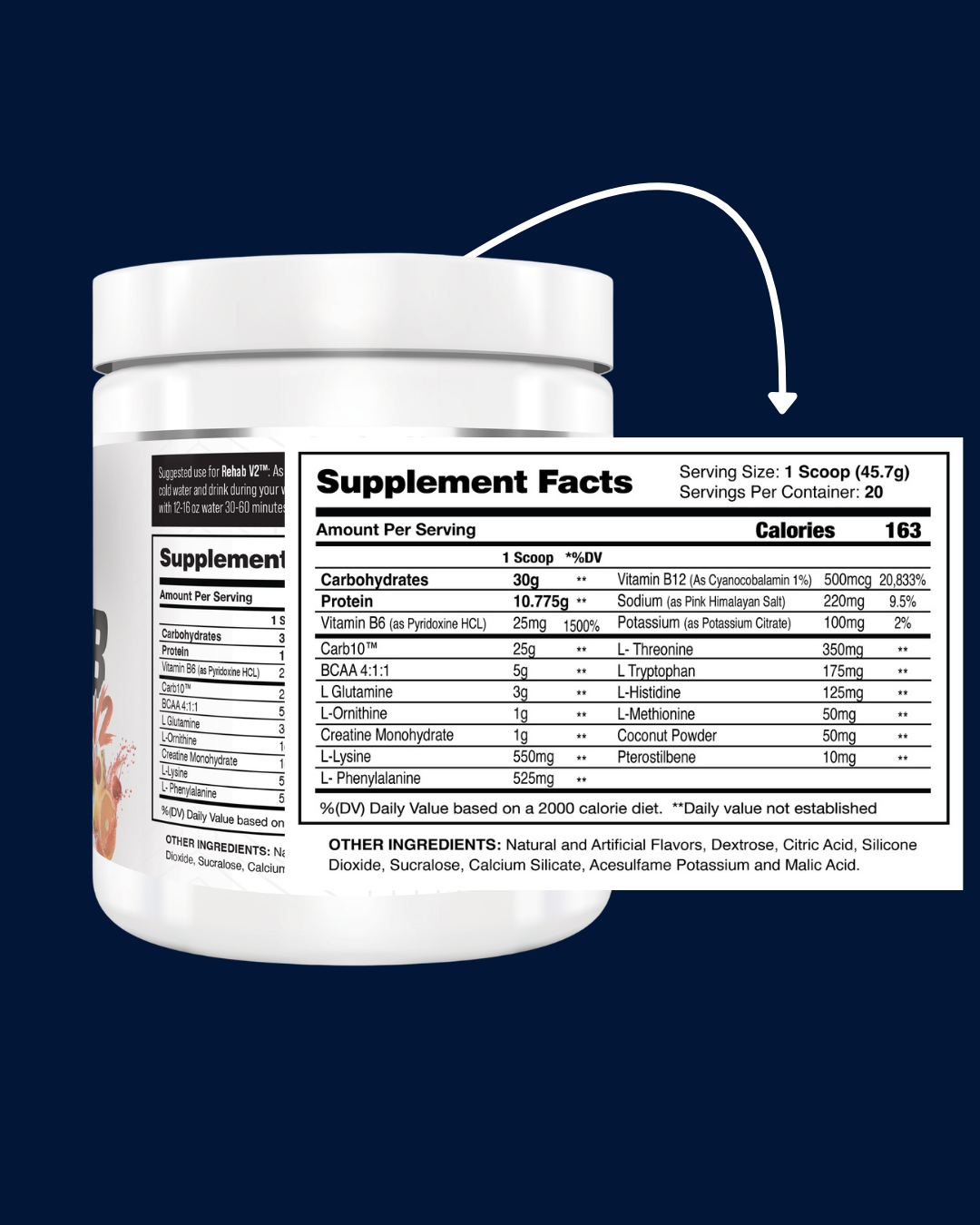 Rehab V2 Intra - Aminos/Carbs/Hydration