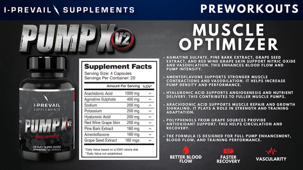 Pump X V2: Muscle Optimizer