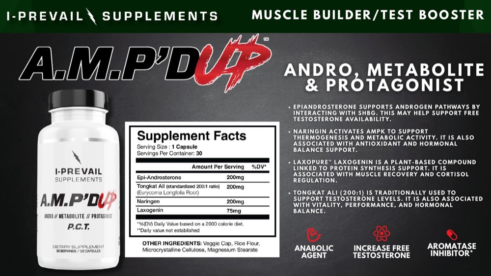 A.M.P'D Up: Muscle Builder & Test Booster